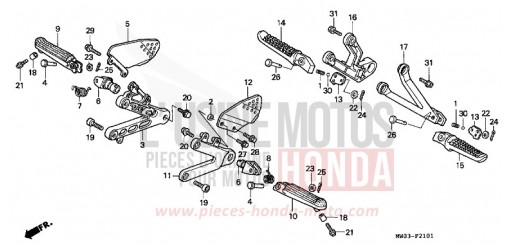 MARCHE (2) CBR900RRV de 1997